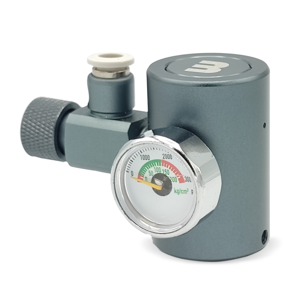 Blau CO2 START Regulator - Co2 Manometer til engangsflasker
